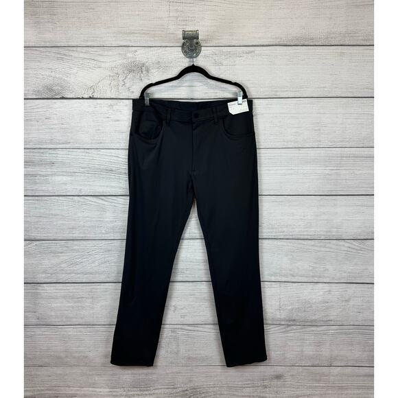 Stylus Men's Gray Slim Fit 5 Pocket Stretch Pants Size 38x32 - Picture 1 of 9